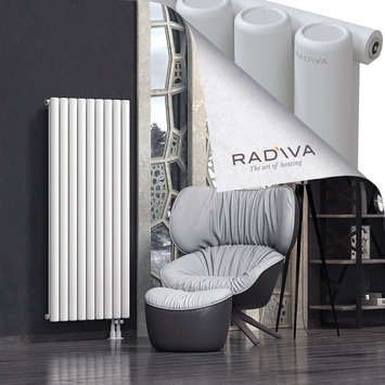 Mati Aluminium Radiator 1500x662 White Bottom Right 50mm