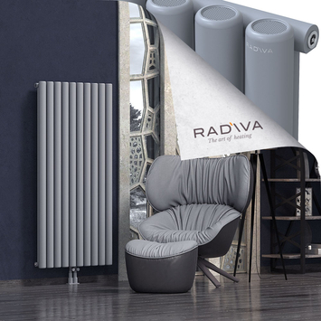 Mati Aluminium Radiator 1500x736 Grey Bottom Middle 50mm