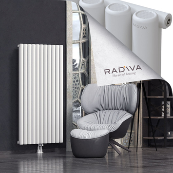 Mati Aluminium Radiator 1500x810 White Bottom Middle 50mm