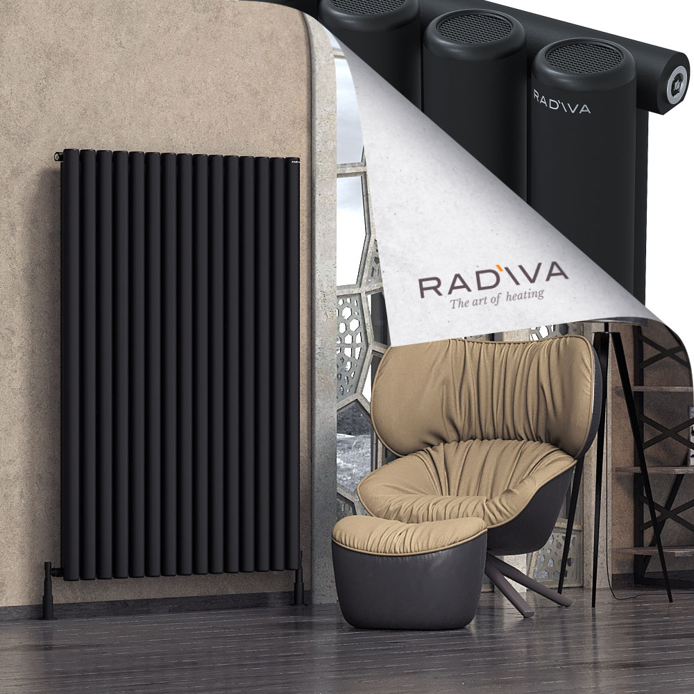 Mati Aluminium Radiator 1600x1106 Black - 1