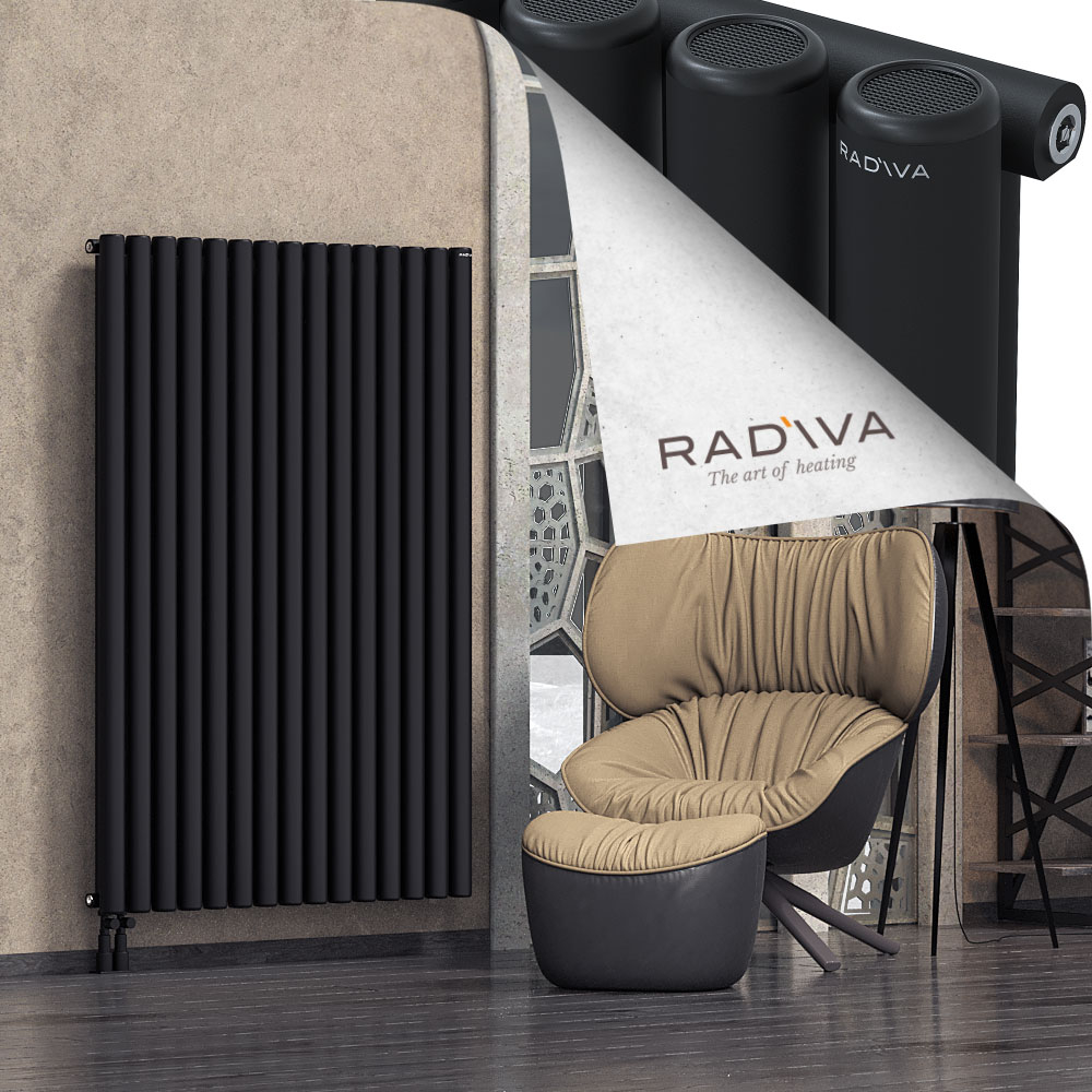 Mati Aluminium Radiator 1600x1106 Black - 3
