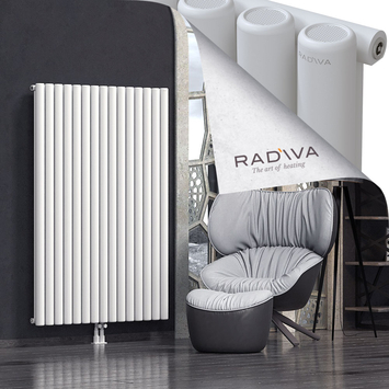 Mati Aluminium Radiator 1600x1106 White Bottom Middle 50mm