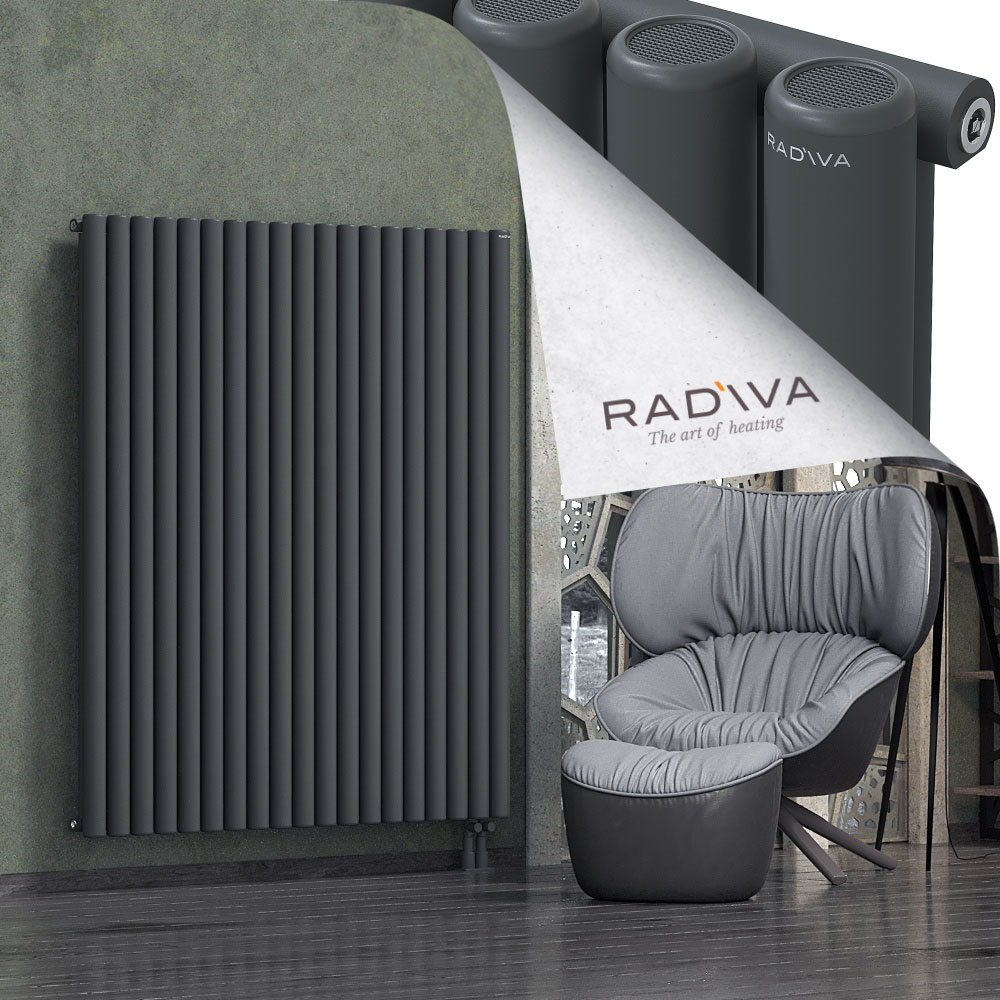 Mati Aluminium Radiator 1600x1402 Dark Anthracite - 4