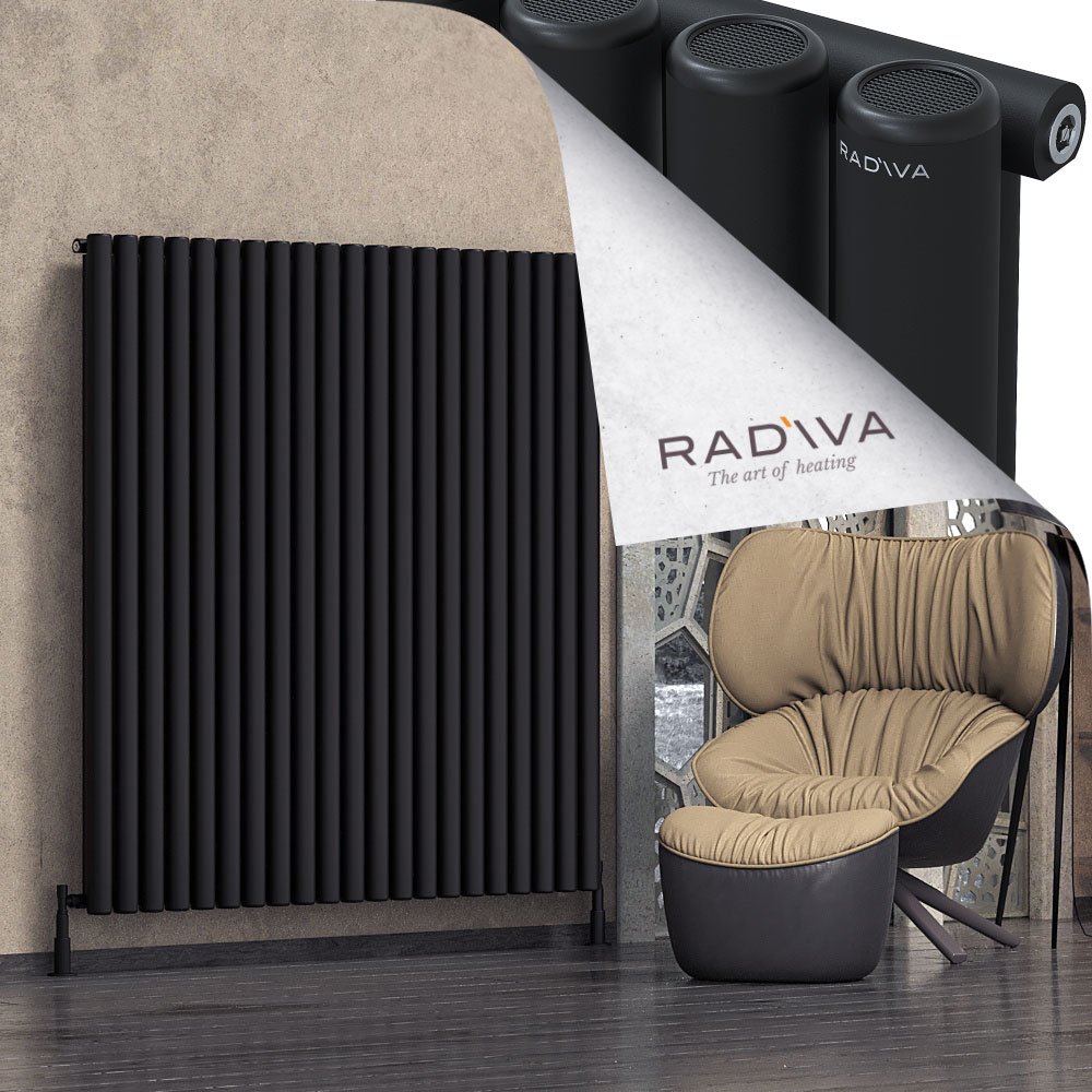 Mati Aluminium Radiator 1600x1550 Black - 1
