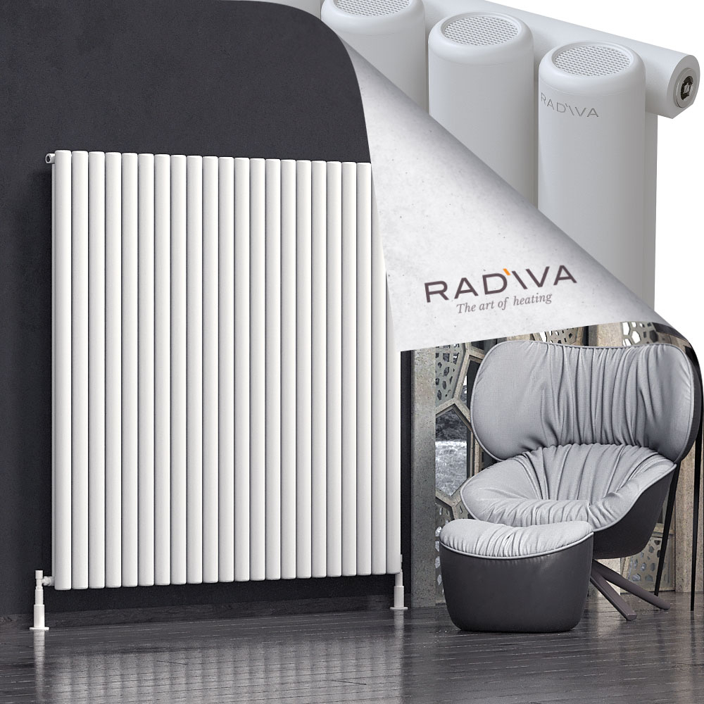 Mati Aluminium Radiator 1600x1624 White - 1