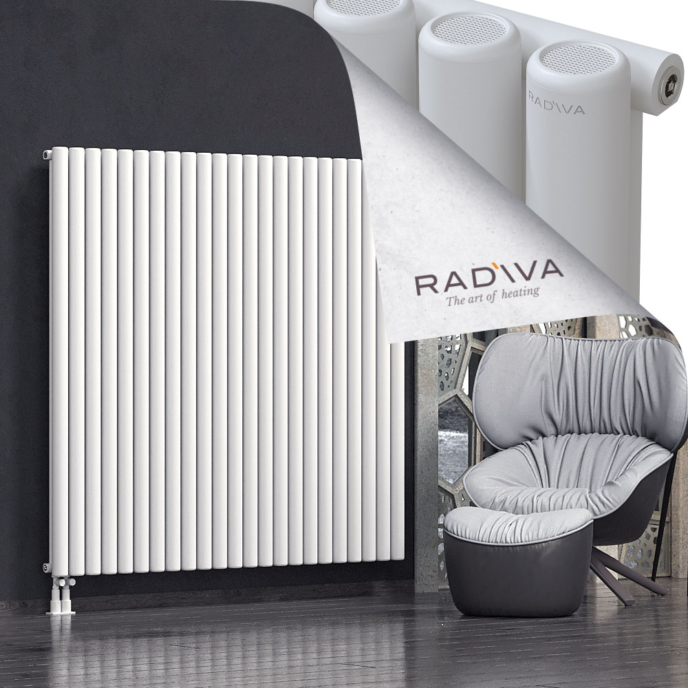 Mati Aluminium Radiator 1600x1698 White - 3