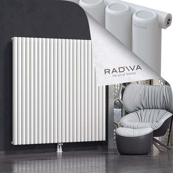 Mati Aluminium Radiator 1600x1772 White Bottom Middle 50mm