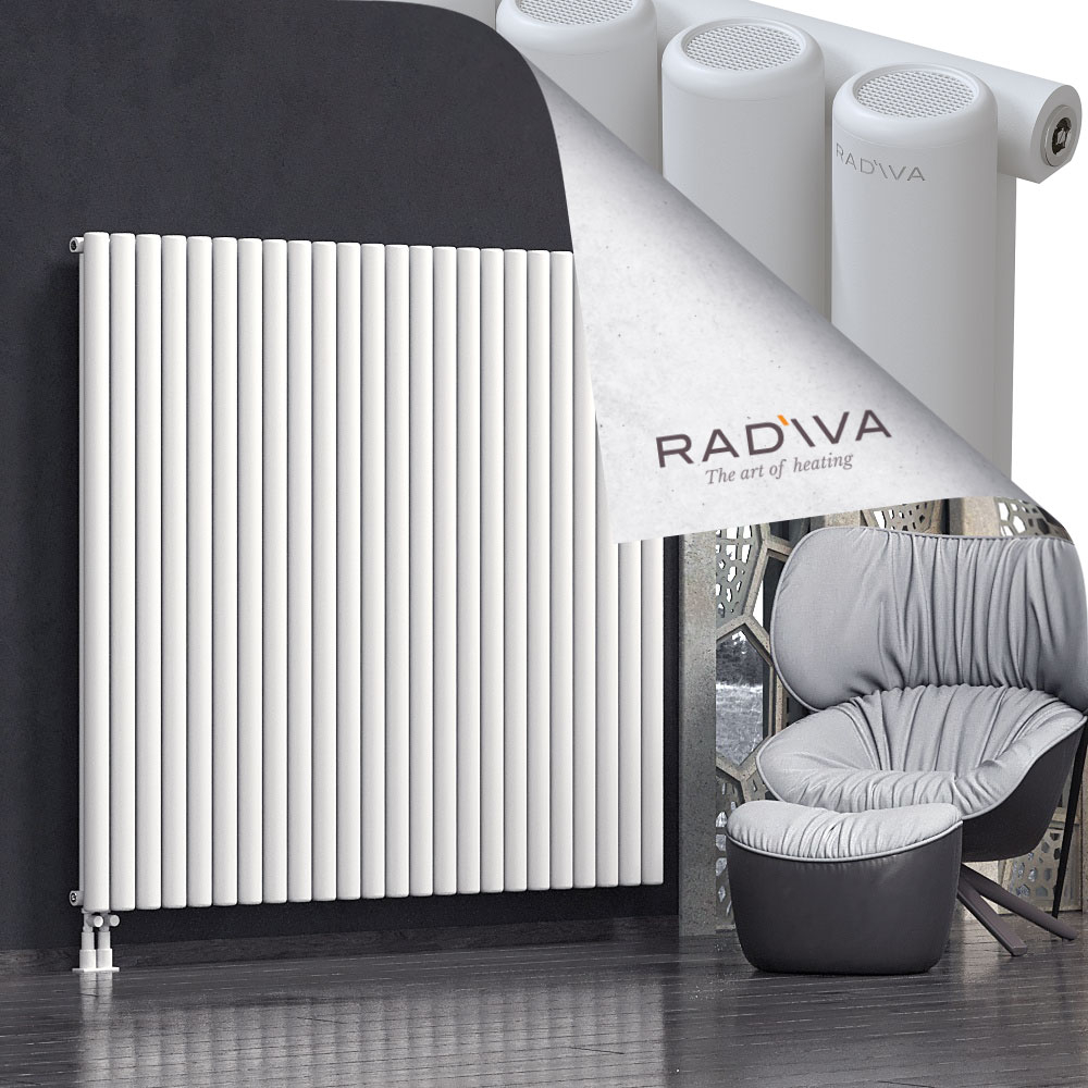 Mati Aluminium Radiator 1600x1772 White - 3