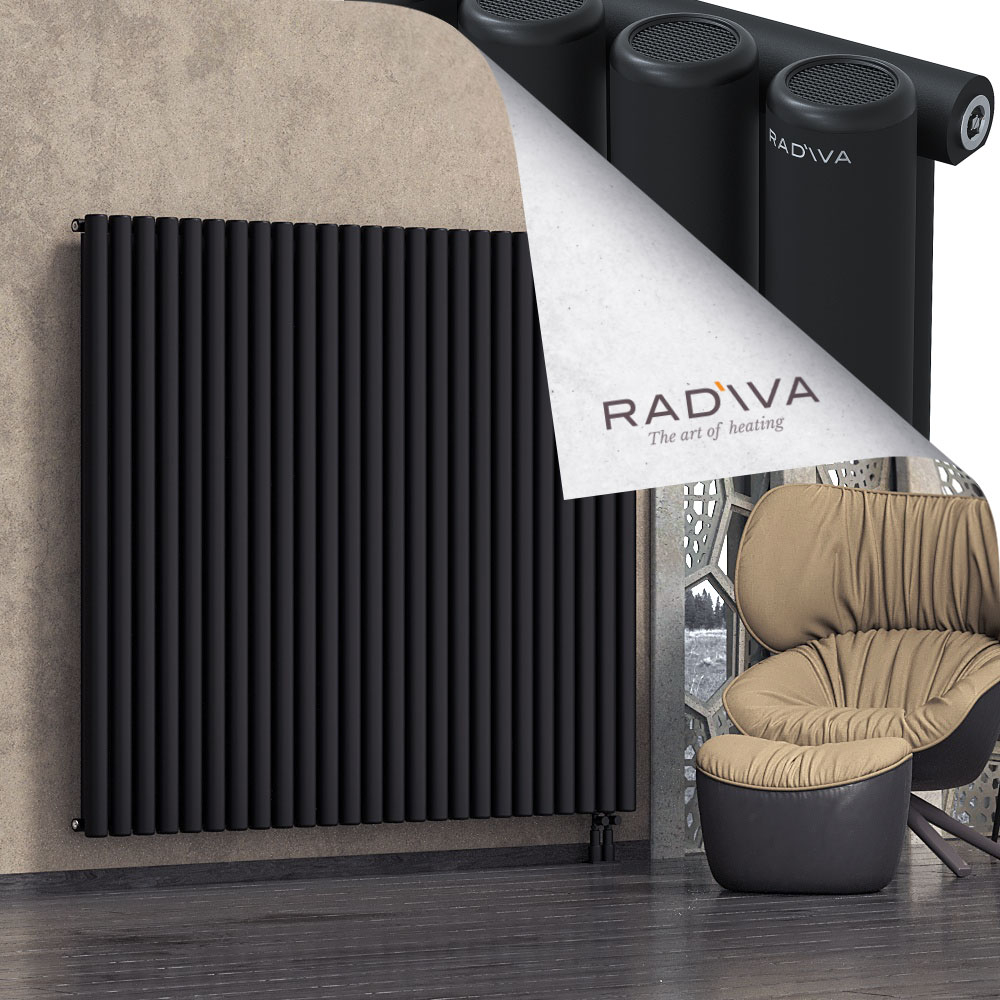 Mati Aluminium Radiator 1600x1846 Black - 4