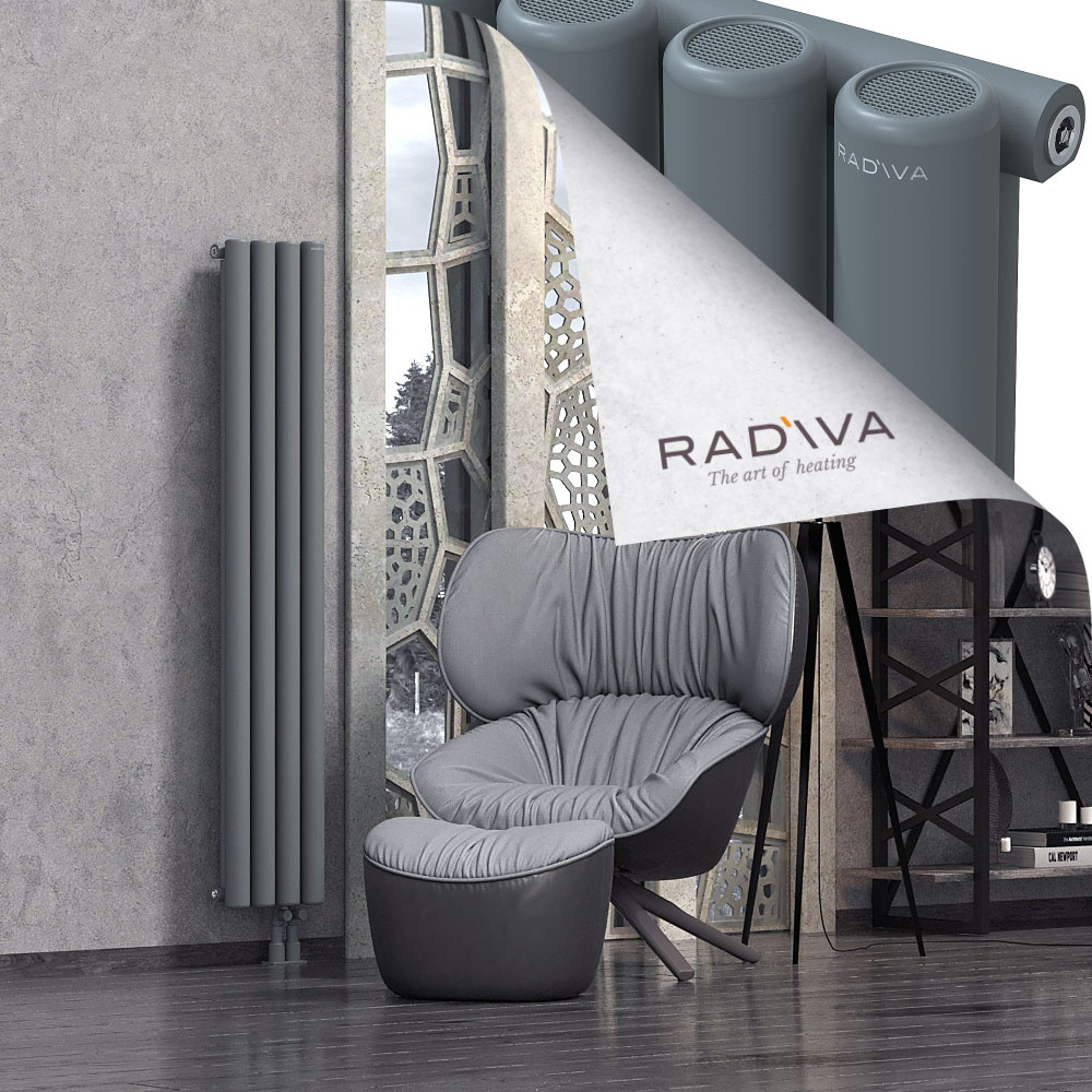 Mati Aluminium Radiator 1600x292 Anthracite - 4
