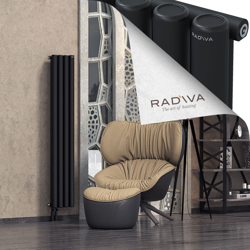 Mati Aluminium Radiator 1600x292 Black - 3