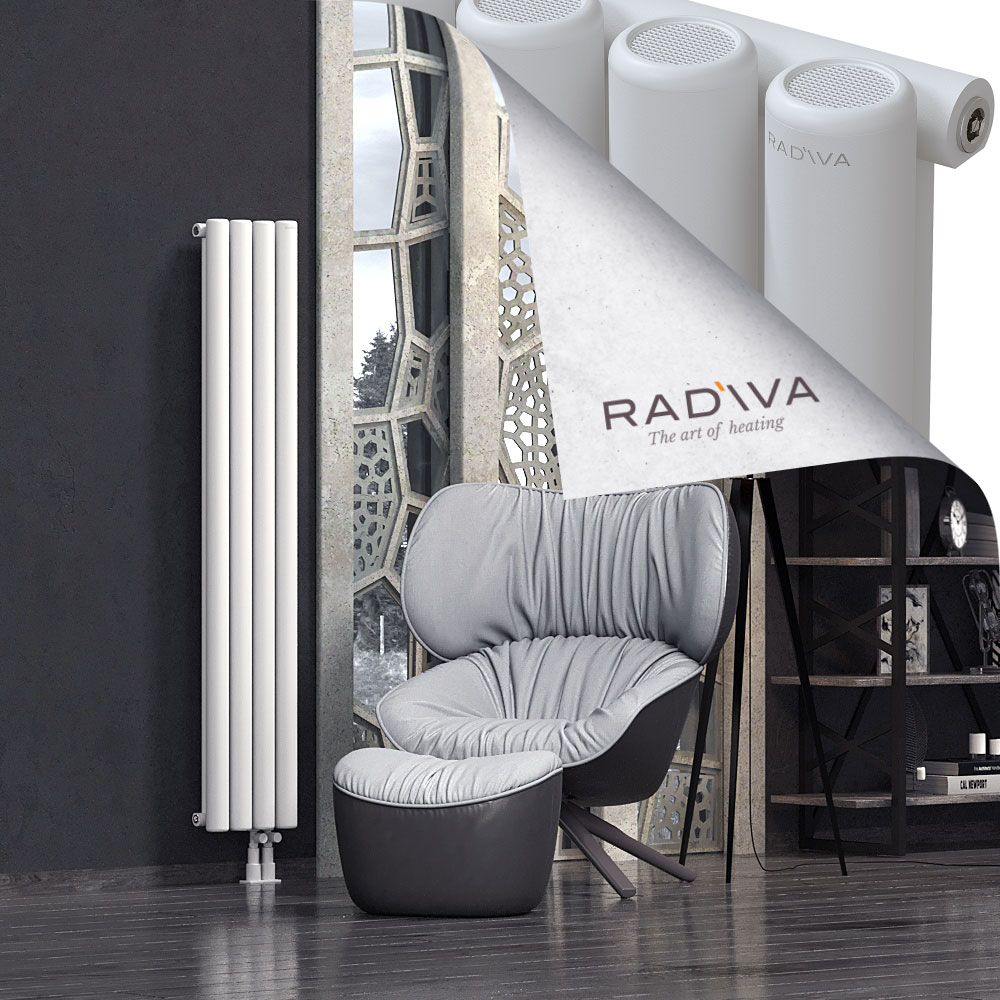 Mati Aluminium Radiator 1600x292 White - 4