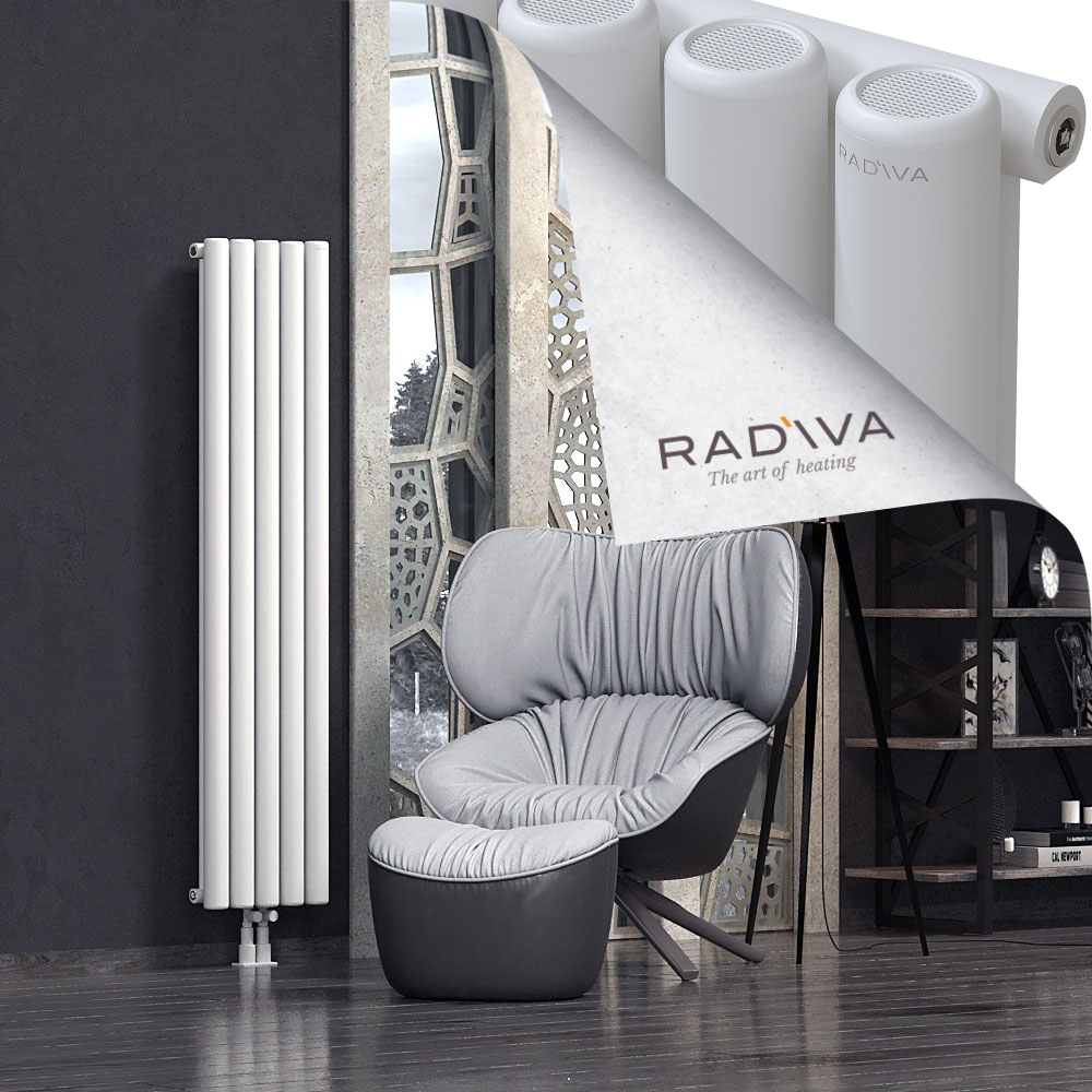 Mati Aluminium Radiator 1600x366 White - 2