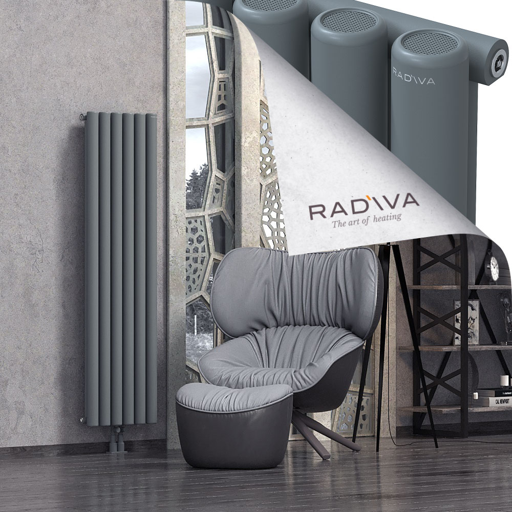 Mati Aluminium Radiator 1600x440 Anthracite - 2