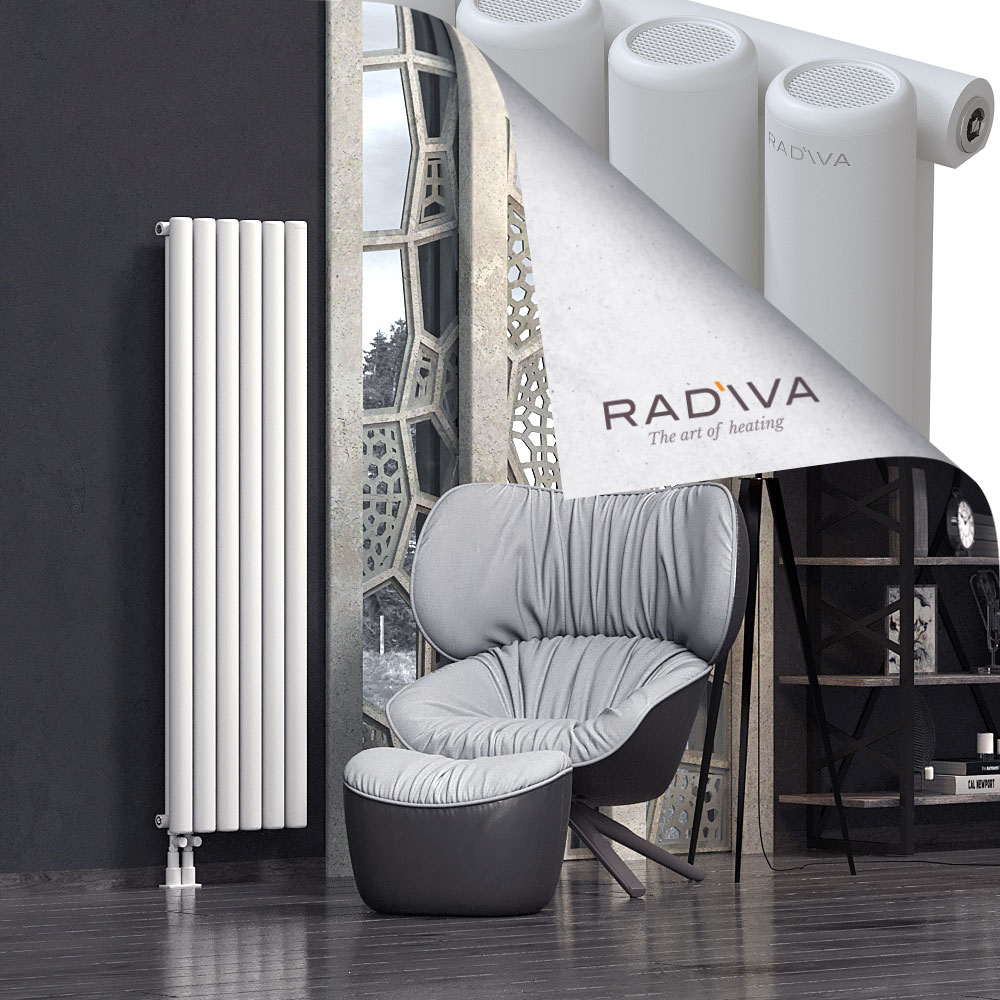Mati Aluminium Radiator 1600x440 White - 3