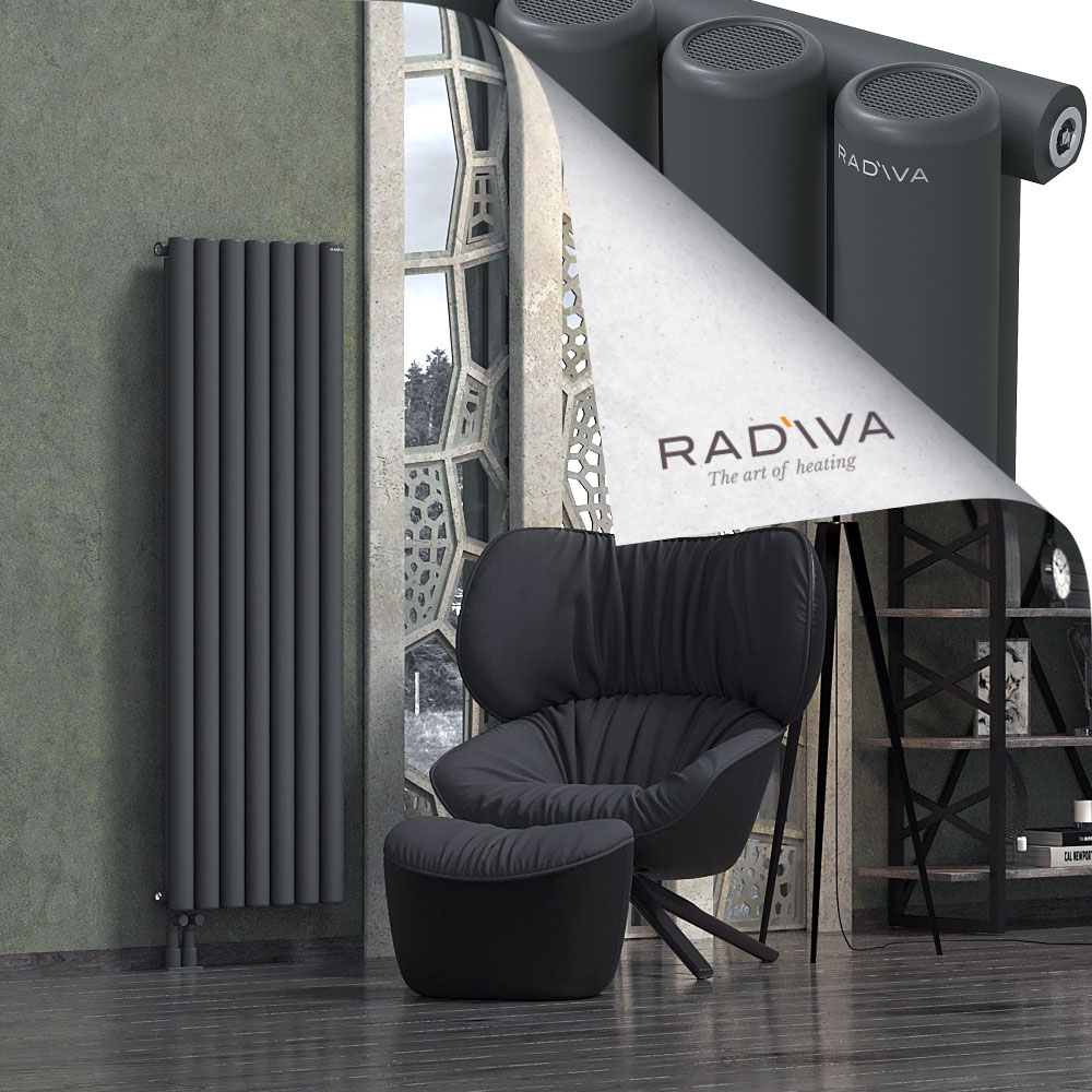 Mati Aluminium Radiator 1600x514 Dark Anthracite - 3