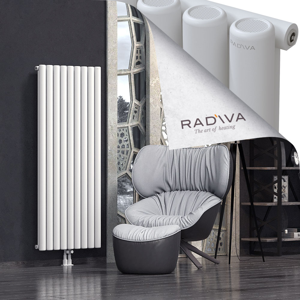 Mati Aluminium Radiator 1600x662 White - 2