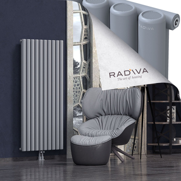 Mati Aluminium Radiator 1600x736 Grey Bottom Middle 50mm