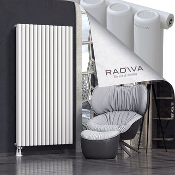 Mati Aluminium Radiator 1800x1032 White Bottom Left 50mm