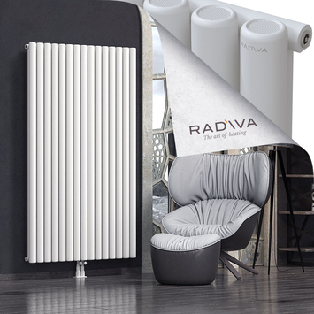 Mati Aluminium Radiator 1800x1106 White Bottom Middle 50mm
