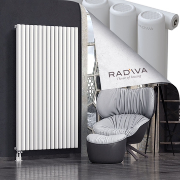 Mati Aluminium Radiator 1800x1106 White Bottom Left 50mm