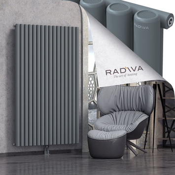 Mati Aluminium Radiator 1800x1180 Anthracite Bottom Middle 50mm