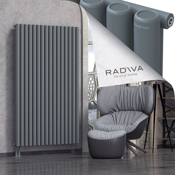 Mati Aluminium Radiator 1800x1180 Anthracite Bottom Left 50mm