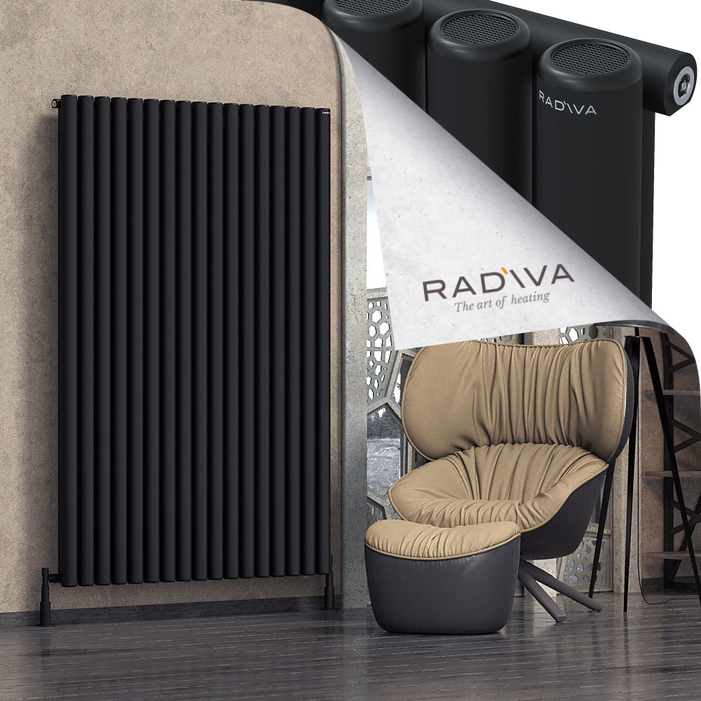 Mati Aluminium Radiator 1800x1254 Black - 1