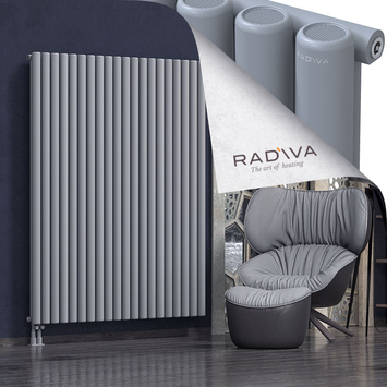Mati Aluminium Radiator 1800x1476 Grey Bottom Left 50mm