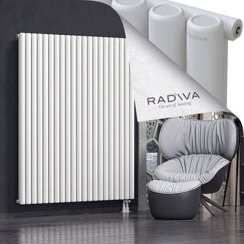 Mati Aluminium Radiator 1800x1550 White Bottom Right 50mm