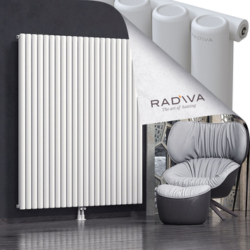 Mati Aluminium Radiator 1800x1624 White Bottom Middle 50mm