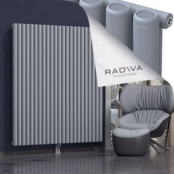 Mati Aluminium Radiator 1800x1698 Grey Bottom Middle 50mm