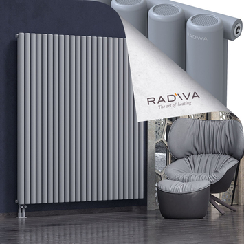 Mati Aluminium Radiator 1800x1698 Grey Bottom Left 50mm