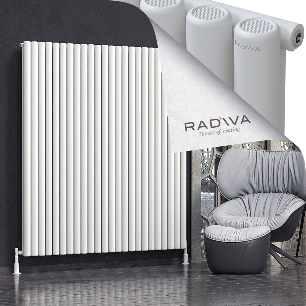 Mati Aluminium Radiator 1800x1772 White - 1