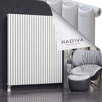 Mati Aluminium Radiator 1800x1772 White Bottom Left 50mm