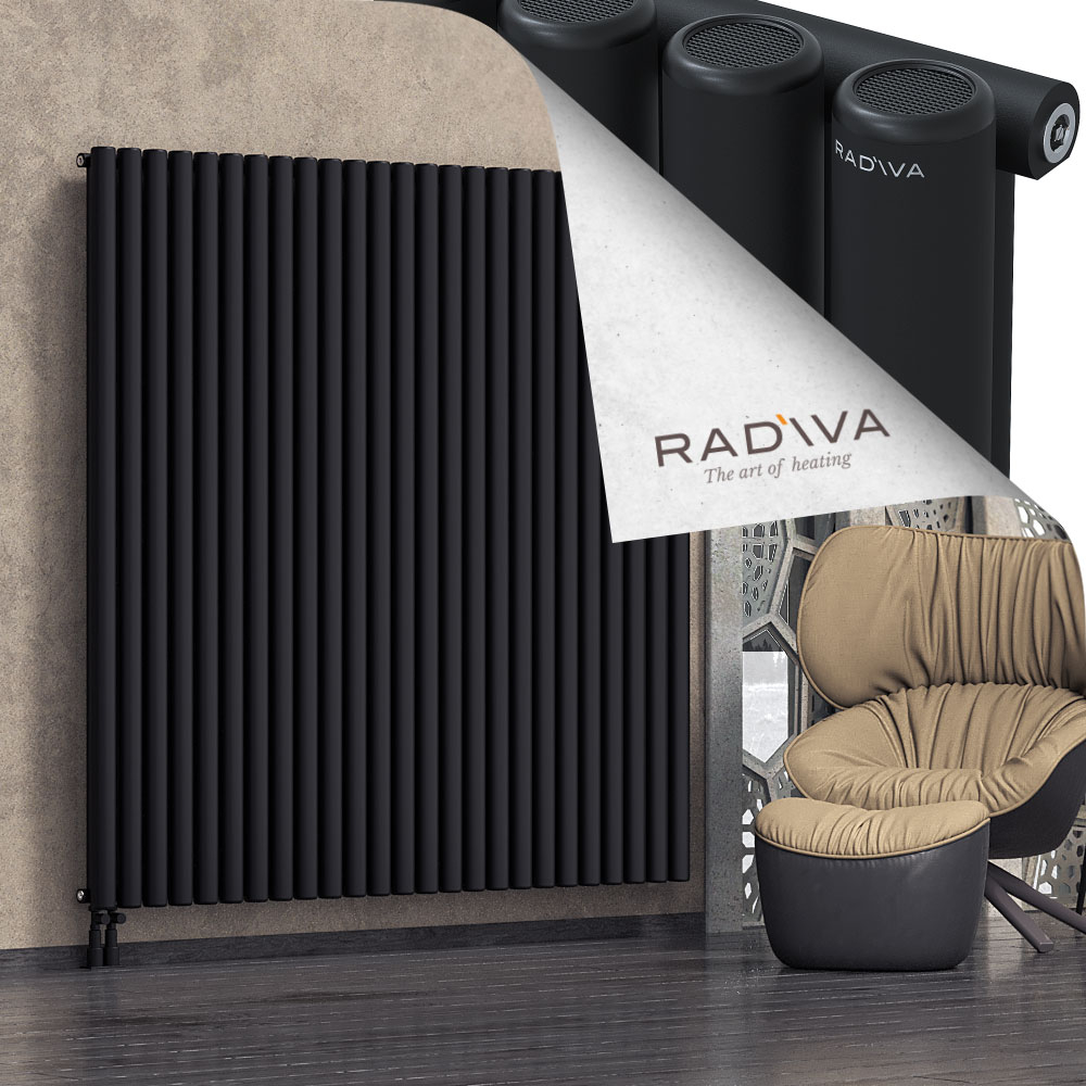 Mati Aluminium Radiator 1800x1846 Black - 3