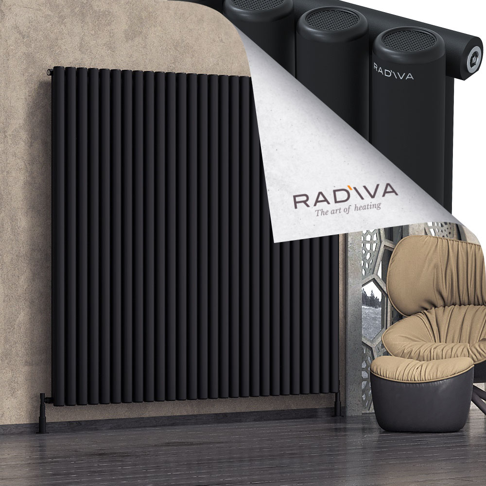 Mati Aluminium Radiator 1800x1994 Black - 1