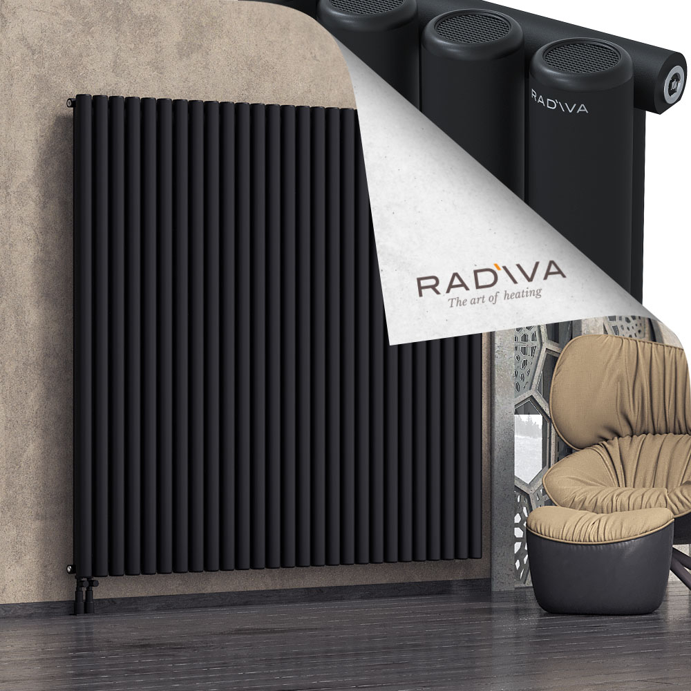 Mati Aluminium Radiator 1800x1994 Black - 3