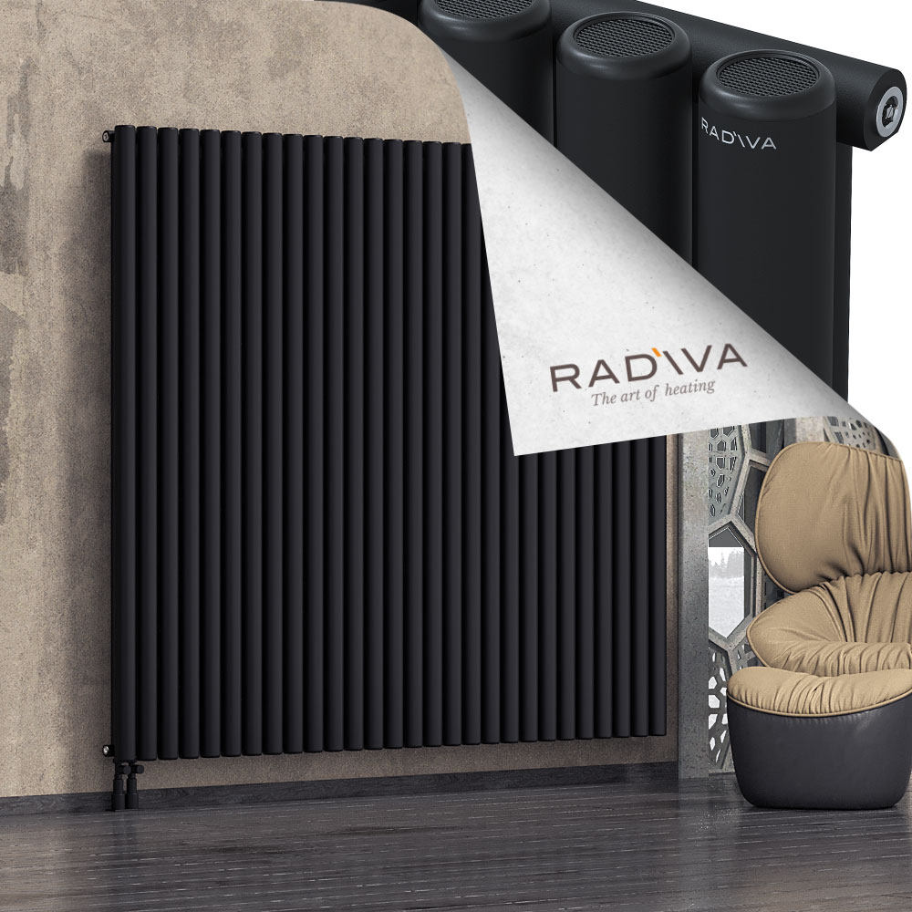 Mati Aluminium Radiator 1800x2068 Black - 3