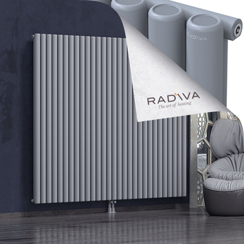 Mati Aluminium Radiator 1800x2142 Grey Bottom Middle 50mm