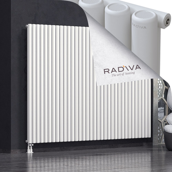 Mati Aluminium Radiator 1800x2512 White Bottom Left 50mm