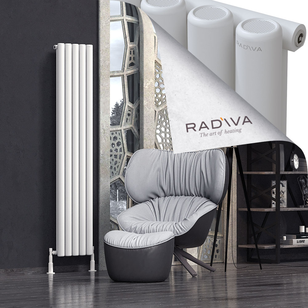 Mati Aluminium Radiator 1800x366 White - 1