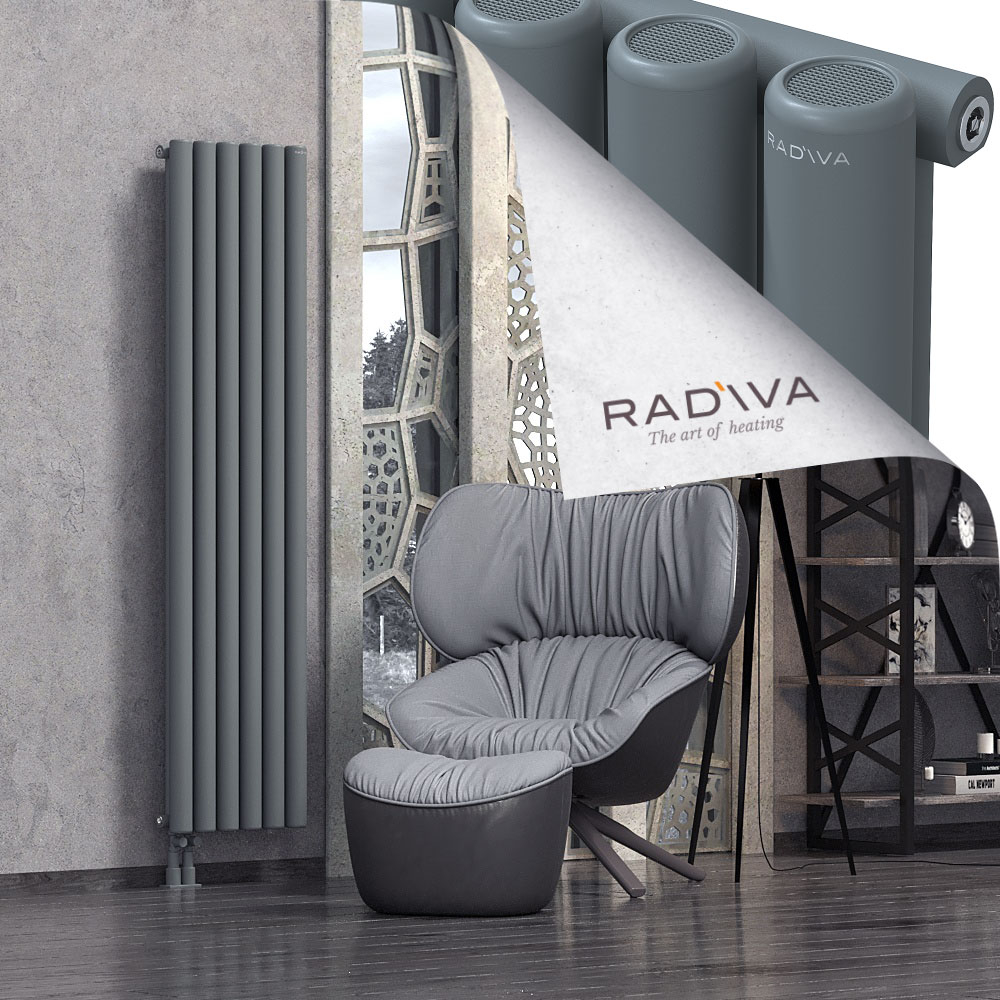 Mati Aluminium Radiator 1800x440 Anthracite - 3