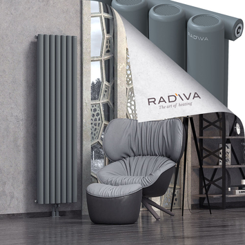 Mati Aluminium Radiator 1800x514 Anthracite Bottom Middle 50mm
