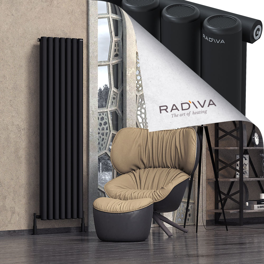 Mati Aluminium Radiator 1800x514 Black - 1