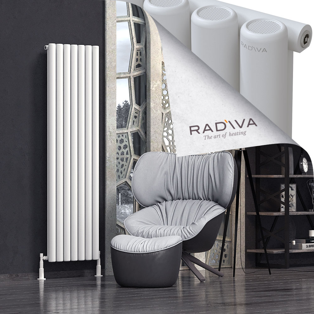 Mati Aluminium Radiator 1800x514 White - 1