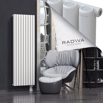 Mati Aluminium Radiator 1800x662 White Bottom Right 50mm
