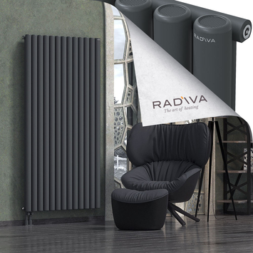 Mati Aluminium Radiator 1800x958 Dark Anthracite Bottom Left 50mm