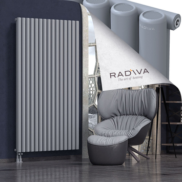 Mati Aluminium Radiator 1900x1106 Grey Bottom Left 50mm