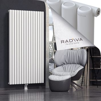 Mati Aluminium Radiator 1900x1106 White Bottom Middle 50mm